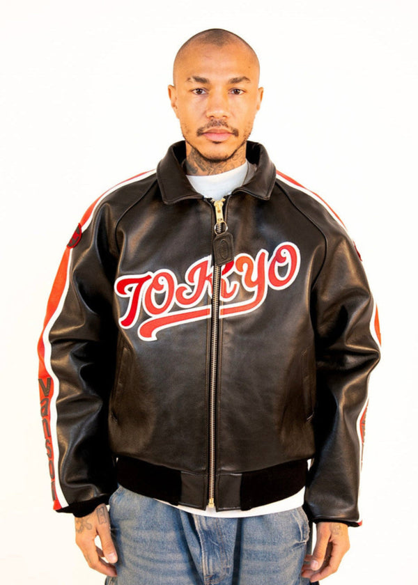 FLY GEENIUS X VANSON | BOMBER JACKET | TOKYO - BLACK