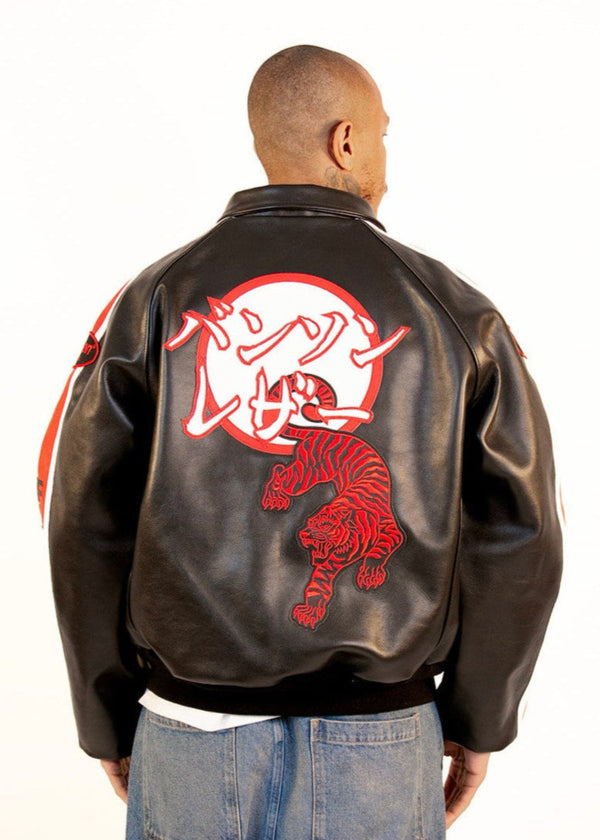 FLY GEENIUS X VANSON | BOMBER JACKET | TOKYO - BLACK