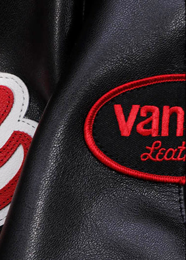 FLY GEENIUS X VANSON | BOMBER JACKET | HARLEM - BLACK/RED