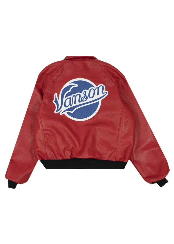 FLY GEENIUS X VANSON | BOMBER JACKET | HARLEM - RED