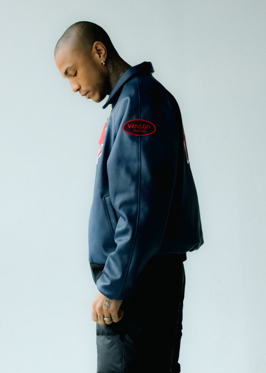 VANSON LEATHERS| UPTOWN BOMBER JACKET| 4-12 WEEKS PRODUCTION