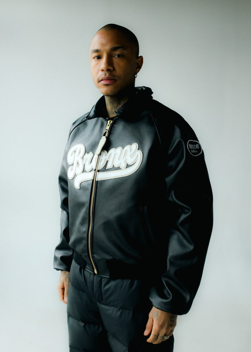 FLY GEENIUS X VANSON | BOMBER JACKET | BRONX - BLACK – FLYGEENIUS