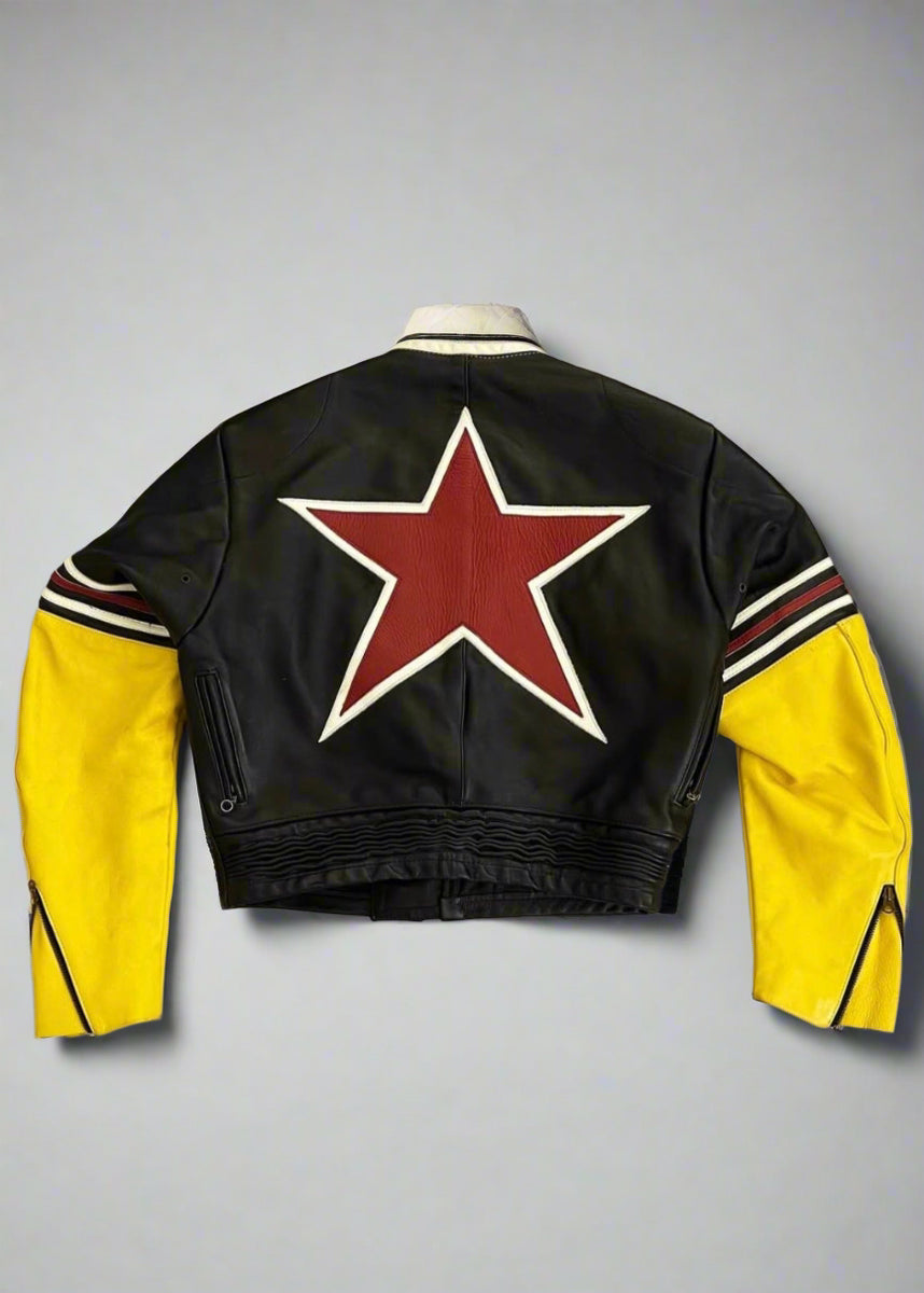 VANSON LEATHERS STAR JACKET | 4-12 WEEKS PRODUCTION|YELLOW