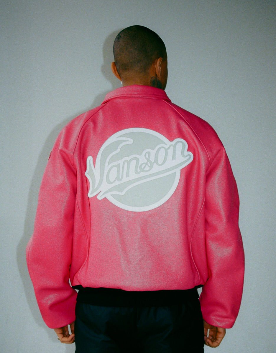 FLY GEENIUS X VANSON | BOMBER JACKET | HARLEM - FUCHSIA – FLYGEENIUS