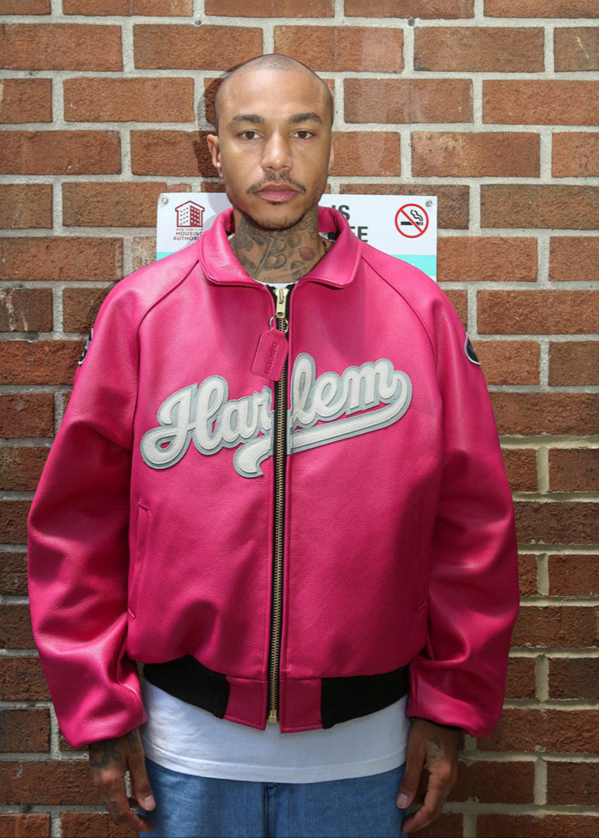 FLY GEENIUS X VANSON | BOMBER JACKET | HARLEM - FUCHSIA – FLYGEENIUS
