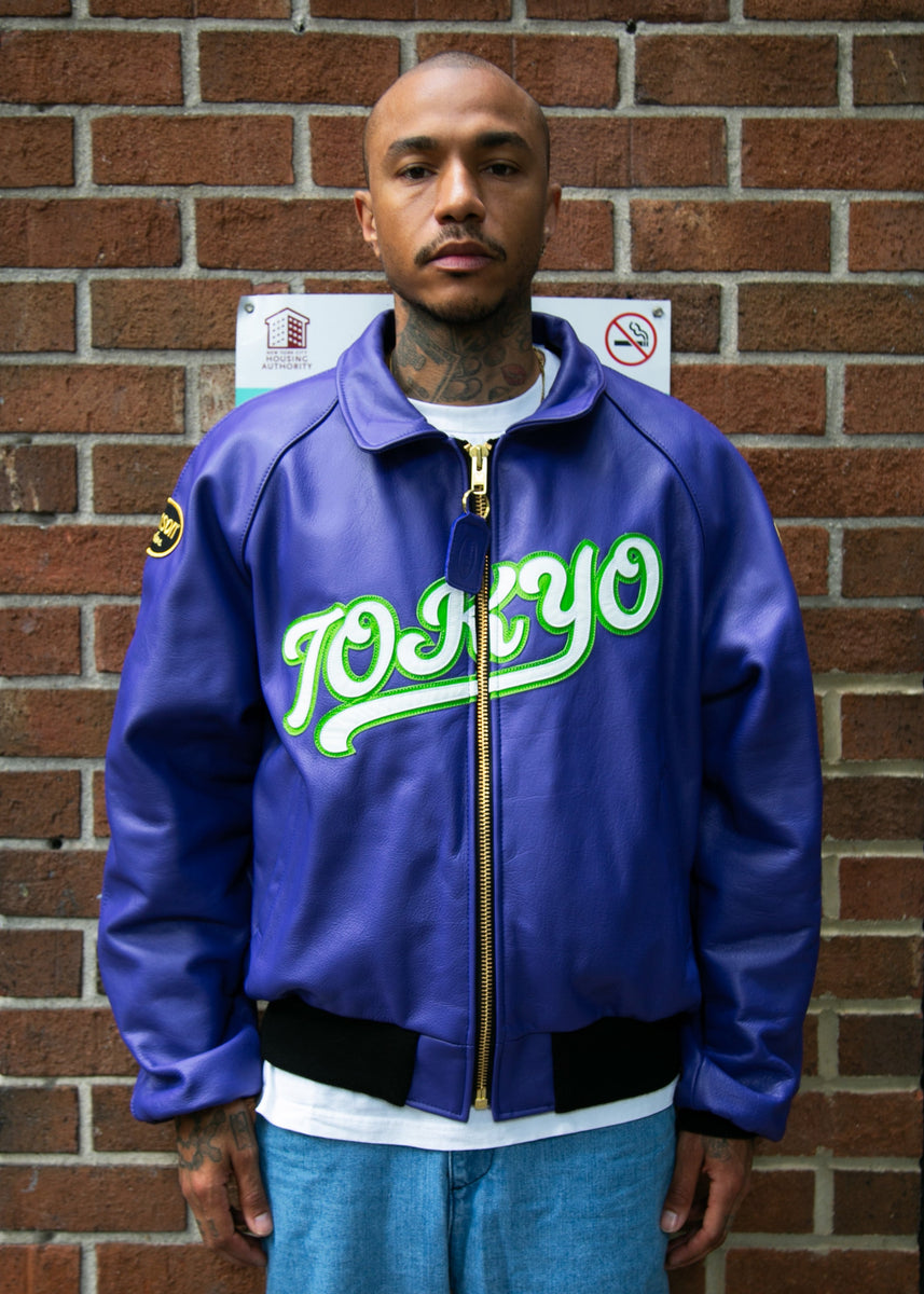 FLY GEENIUS X VANSON | BOMBER JACKET | TOKYO - PURPLE – FLYGEENIUS