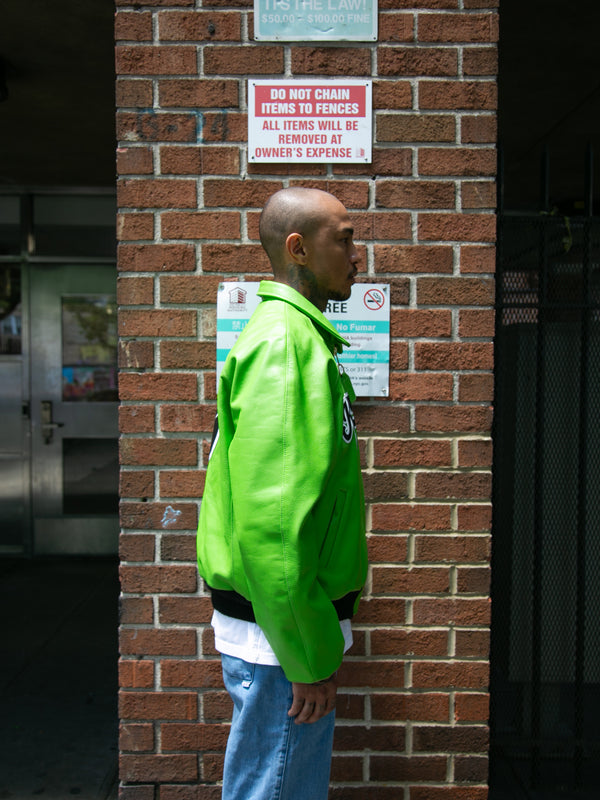 LIMITED VANSON LEATHERS | KAWASAKI BOMBER JACKET | 4-12 WEEKS PRODUCTION