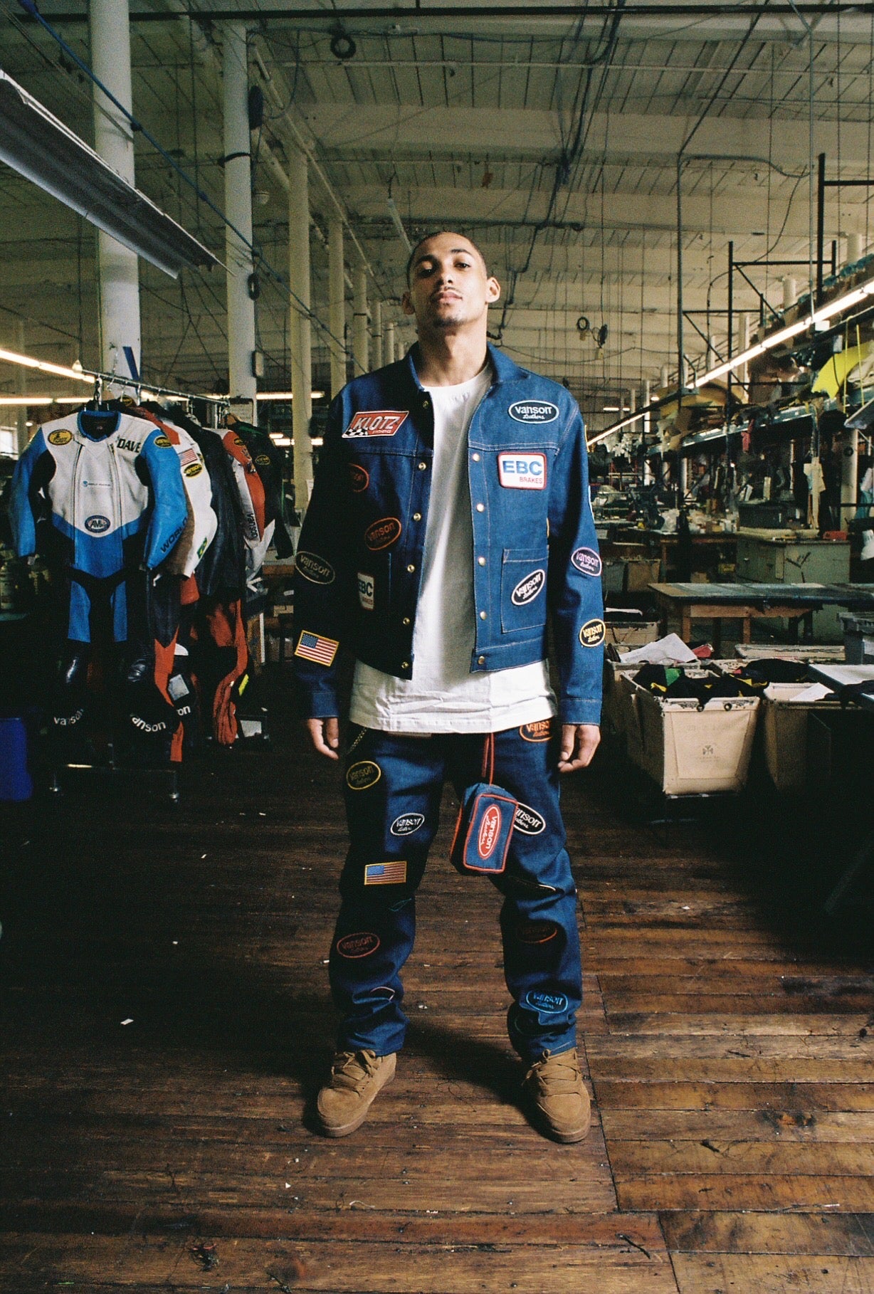 PATCHWORK DENIM SUIT | DARK BLUE (MADE TO ORDER 6-8 WEEKS