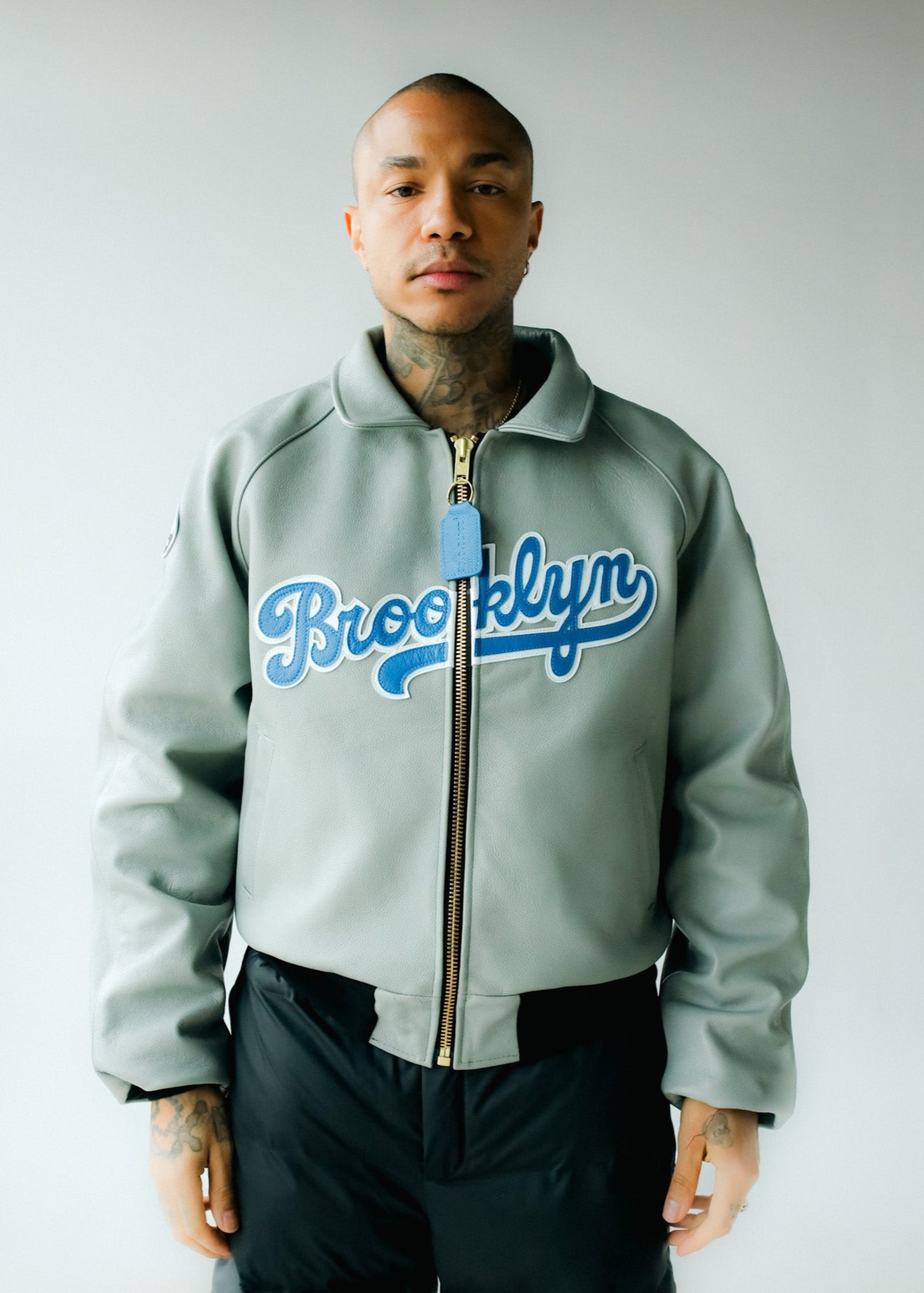 FLY GEENIUS X VANSON | BOMBER JACKET | BROOKLYN - PEARL GREY FLY GEENIUS X VANSON | BOMBER JACKET | BROOKLYN - PEARL GREY