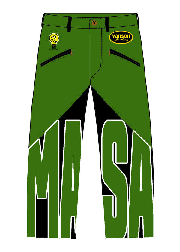 FLY GEENIUS x VANSON | CUSTOM LEATHER PANTS | MASA