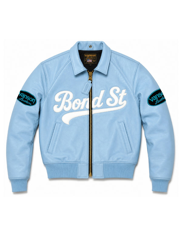 FLY GEENIUS X VANSON | Bond St. Bomber | Tiffany Blue