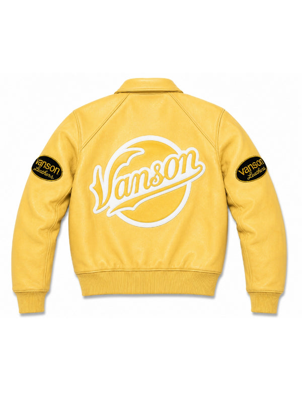 FLY GEENIUS X VANSON | Bond St. Bomber | Yellow