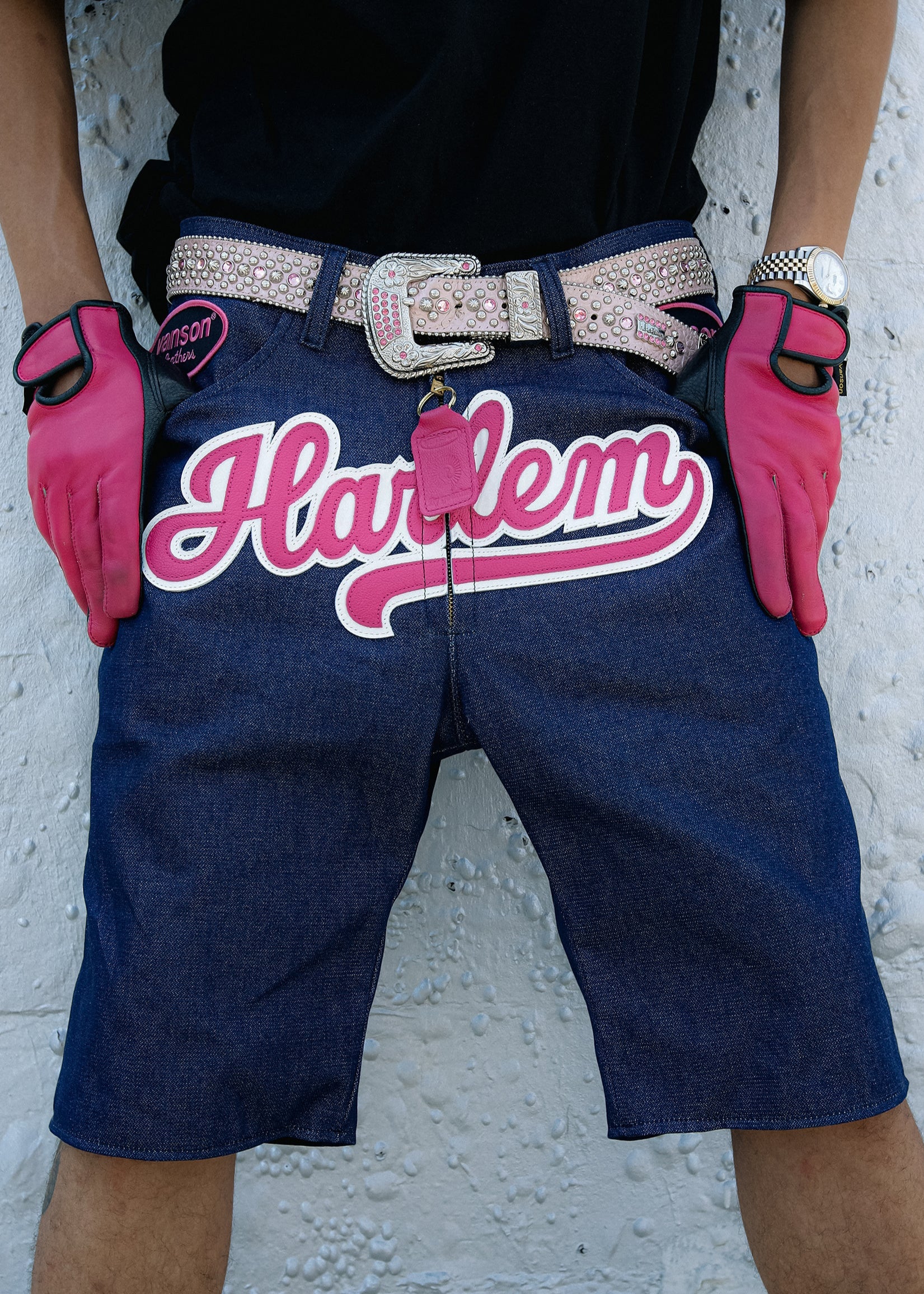 FLY GEENIUS X VANSON | DENIM SHORTS - HARLEM – FLYGEENIUS