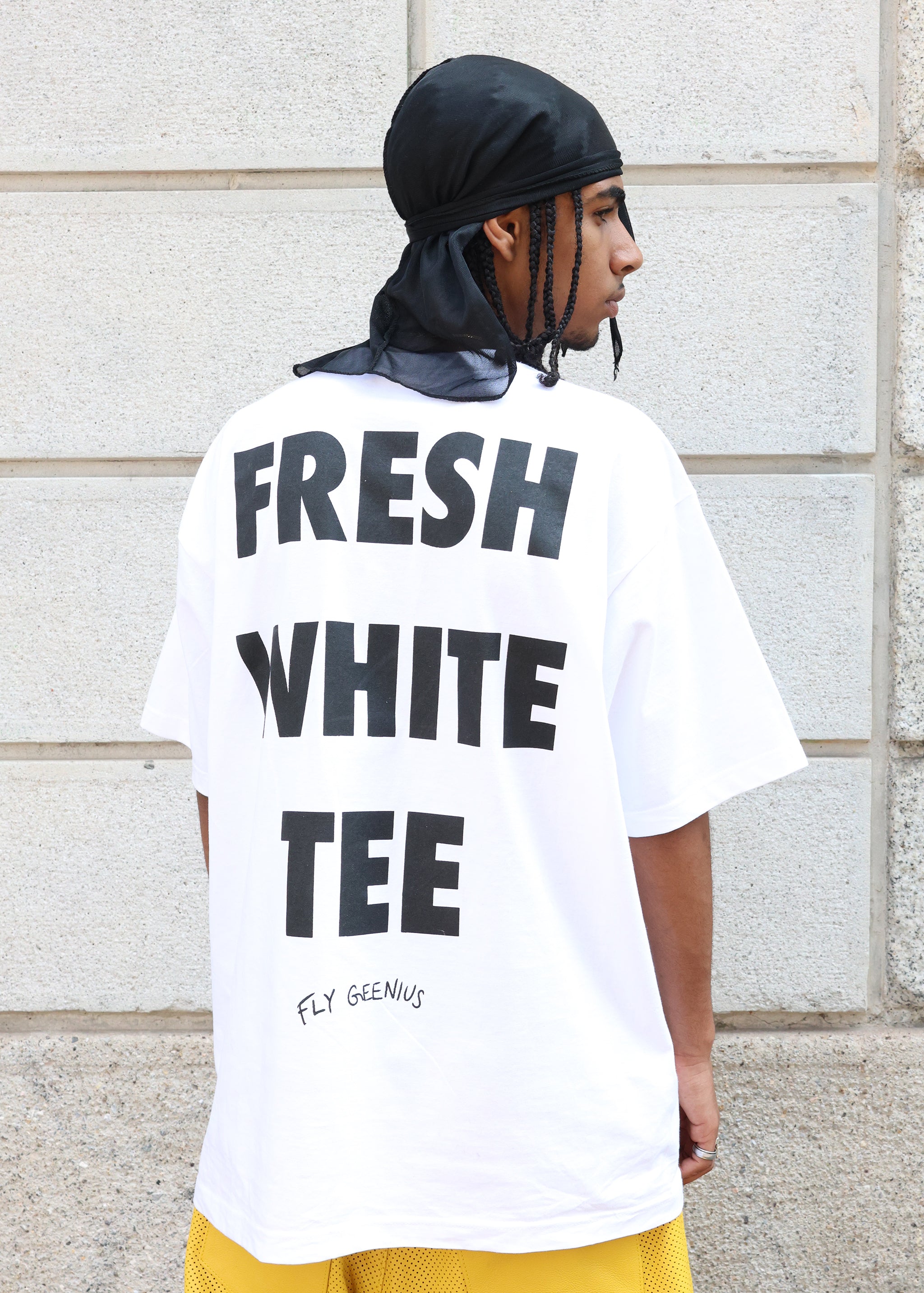 FRESH WHITE TEE – FLYGEENIUS