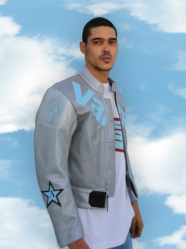 STAR MANX UNISEX JACKET | ALEALI MAY COLLABORATION | STEEL