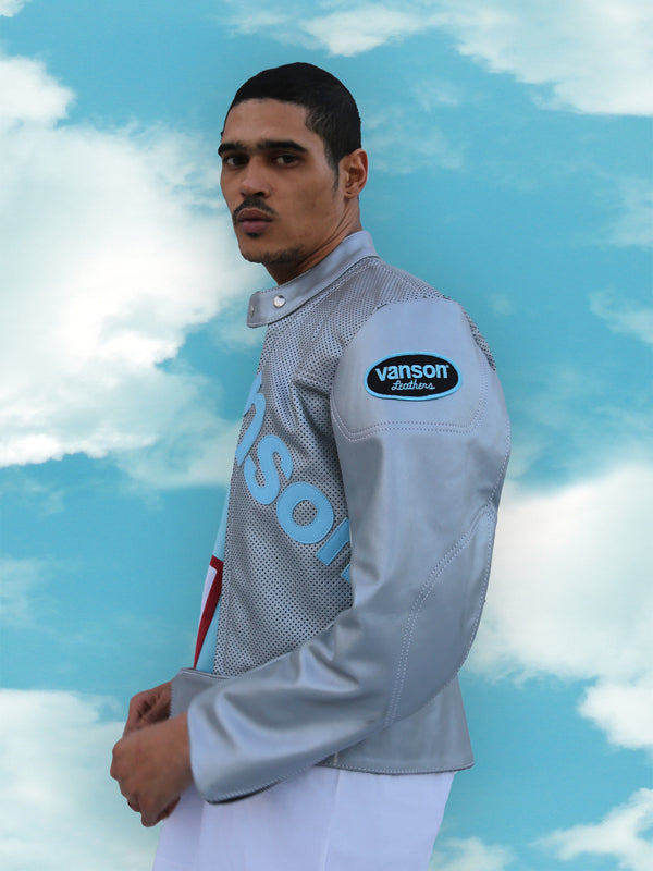 STAR MANX UNISEX JACKET | ALEALI MAY COLLABORATION | STEEL