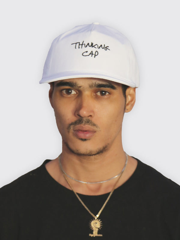 THINKING CAP VINTAGE HAT | WHITE