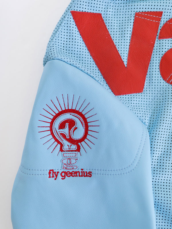 STAR MANX UNISEX JACKET | ALEALI MAY COLLABORATION | ICE BLUE