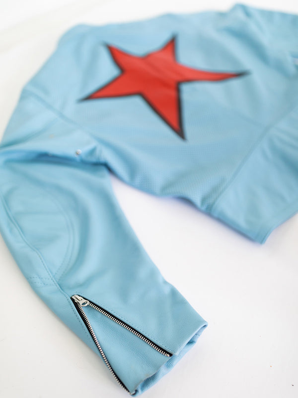 STAR MANX UNISEX JACKET | ALEALI MAY COLLABORATION | ICE BLUE
