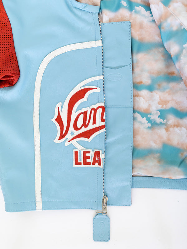 V WING UNISEX BART JACKET | ALEALI MAY COLLABORATION | ICE BLUE