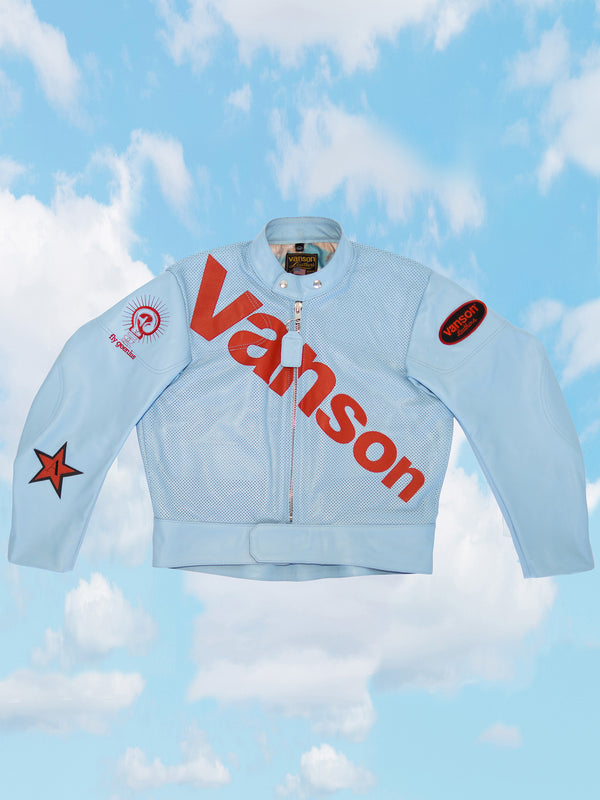 STAR MANX UNISEX JACKET | ALEALI MAY COLLABORATION | ICE BLUE